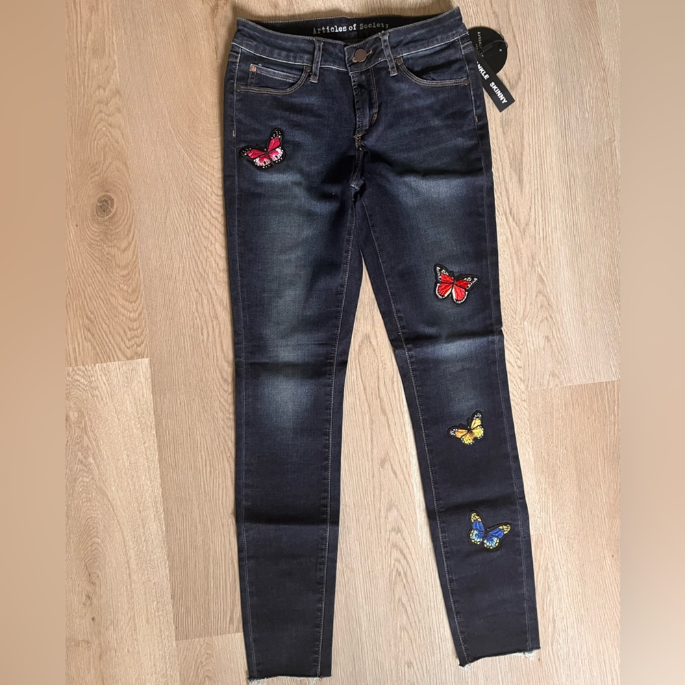 Articles of Society Butterfly Skinny Jean